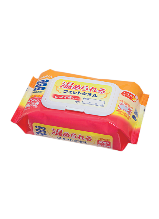 Saraya Warm Wet Towel 40 Sheets
