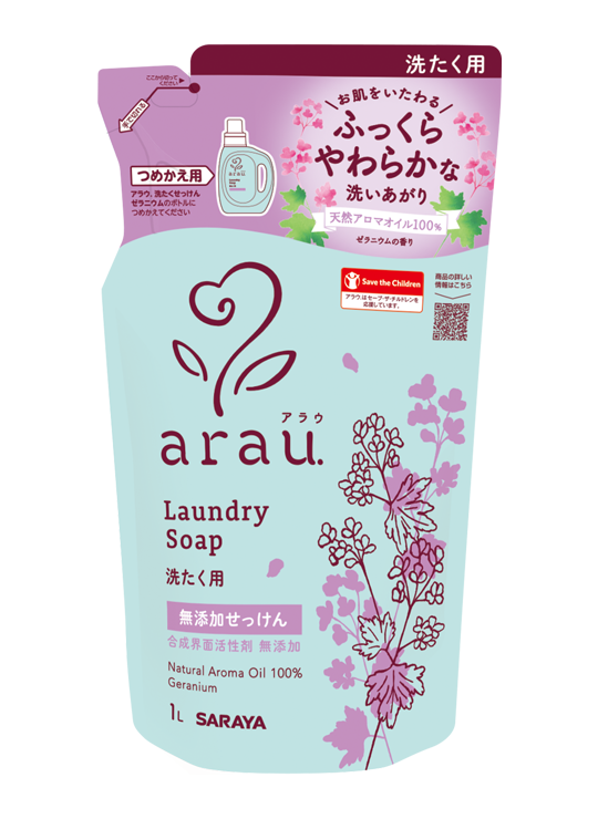 Arau Laundry Soap Geranium Refill 1L