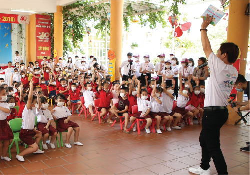 Kids answering questions