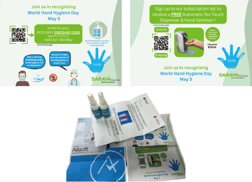 Brochures shared during the event