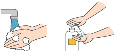 Washing with soap or using a disinfectant remains as great countermeasures to infection.