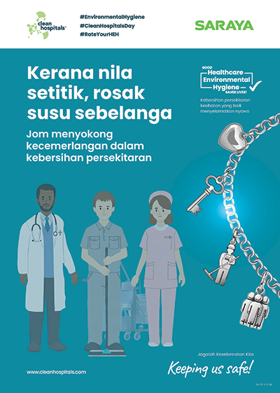 Celebrate Clean Hospitals Day 2025 Together with SARAYA Poster