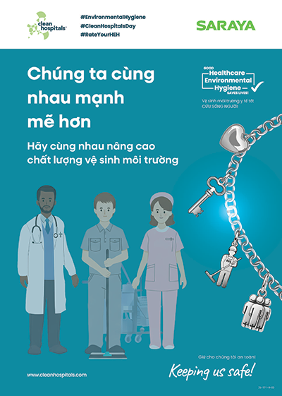 Celebrate Clean Hospitals Day 2025 Together with SARAYA Poster